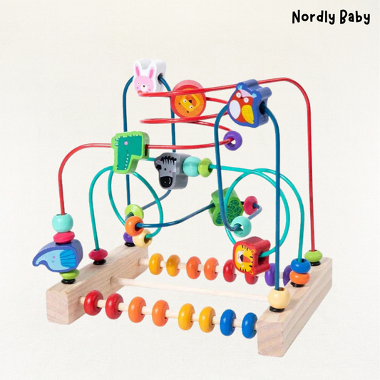 MotorikMagi - Nordly Babytrælabyrint til børn multivariant