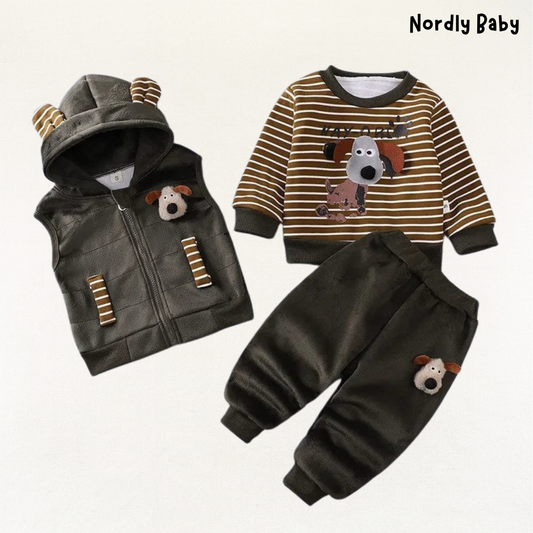 Lys Grå Osito - DyrHygge tøj sæt