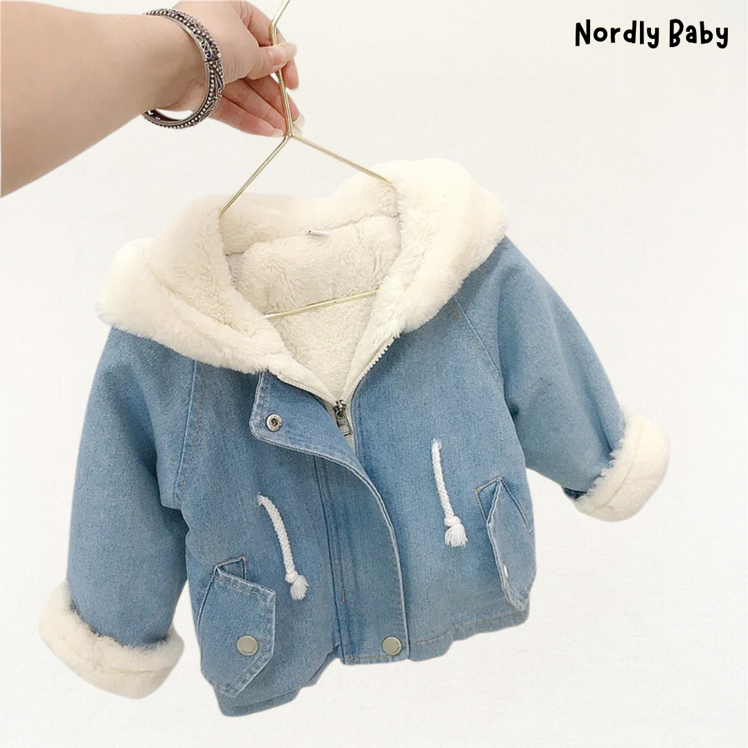 FluffyKanin - Sød kanin vinterjakke med hætte