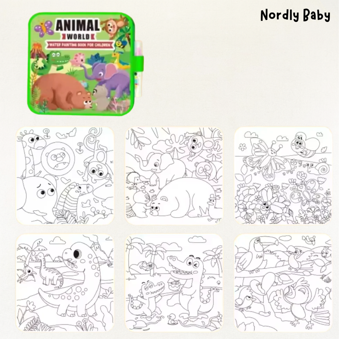 Water Colouring Book - Draw again and again