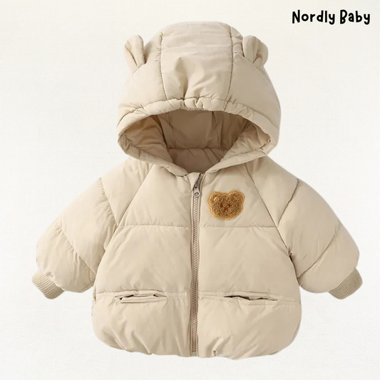 VinterHygge - Bjørnejakke med hætte