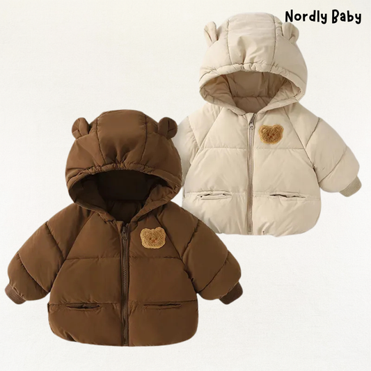VinterHygge - Bjørnejakke med hætte