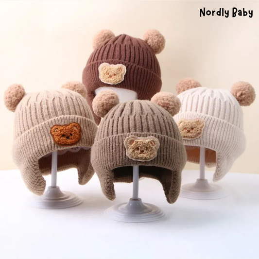 Varm Hue - Bjørneøre Beanie Hat