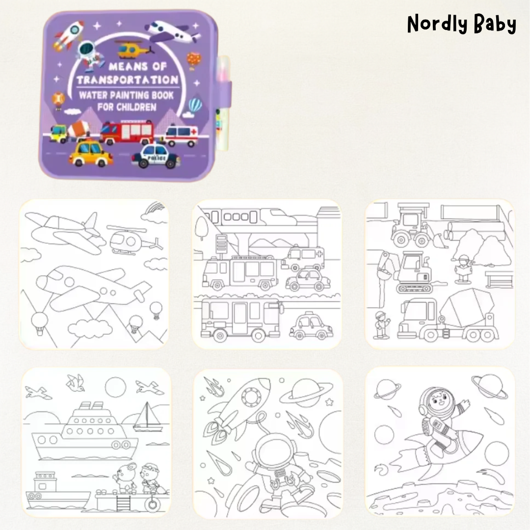 Water Colouring Book - Draw again and again