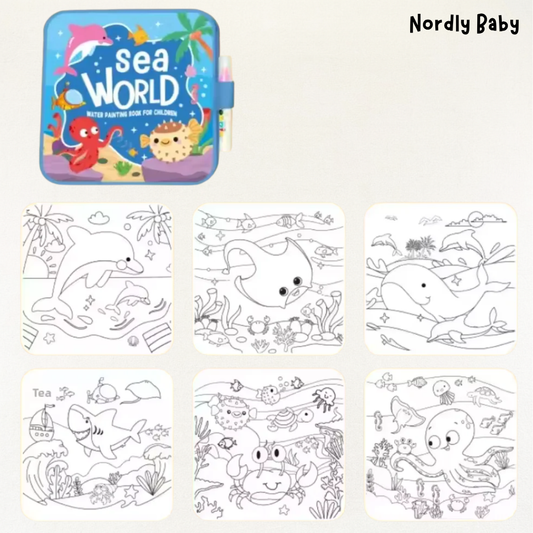 Water Colouring Book - Draw again and again