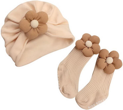 BlossomBabe Set - Sock and Hat love set