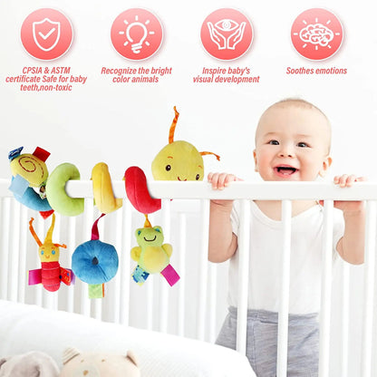 Baby Mobile Snake™ - For the pushchair or car seat - Grasping toy