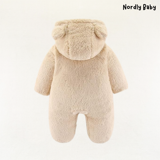 Hjorte Søde - Varm Bomuldsfleece Hætte Romper