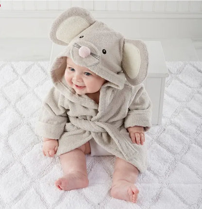 BabySpa Animal - Soft cotton bathrobe