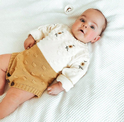 Sunflower Romper - warmth, comfort and irresistible charm